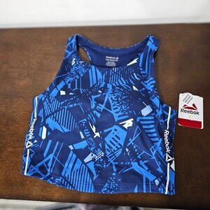 Reebok sport wear form fitting blue and light blue with some white as well